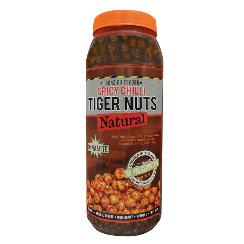 Load image into Gallery viewer, Dynamite Baits *Frenzied Feeder* Chili Tiger Nuts Jar 2.5l
