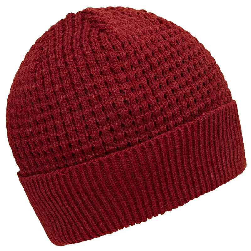 Load image into Gallery viewer, Trakker Plum Textured Beanie
