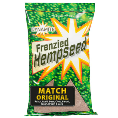 Dynamite Baits Frenzied Hemp Groundbait - Match Original - 1kg