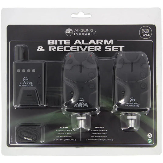 Angling Pursuits JHA 2pc Wireless Alarms - Adjustable Volume and Tone with Receiver