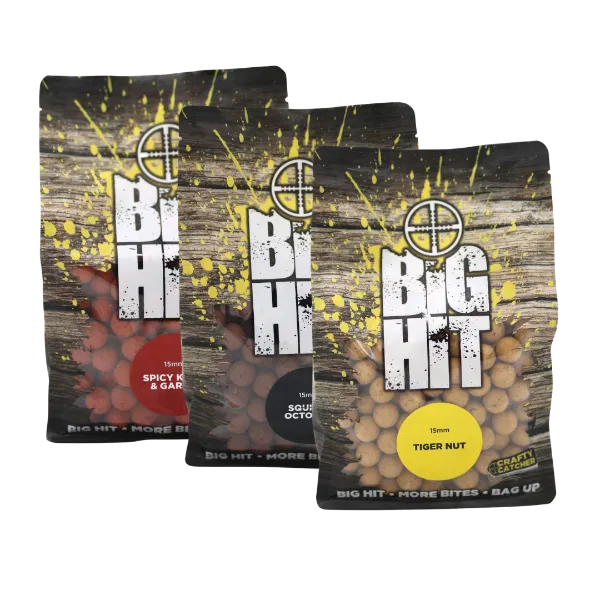 Load image into Gallery viewer, Crafty Catcher Big Hit Boilies 15mm 900g
