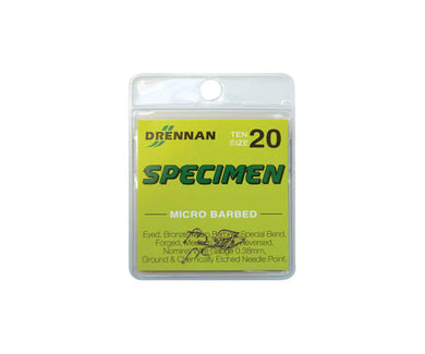 Drennan Specimen Barbed Hooks