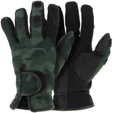 NGT Gloves - Neoprene Gloves in Camo