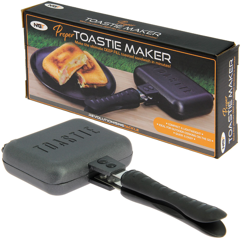 Load image into Gallery viewer, NGT &#39;Proper Toaster&#39; - Non-stick Deep Fill Bank Side Toastie Maker
