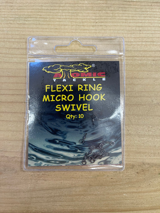 Atomic Tackle Flexi Ring Micro Hook Swivels