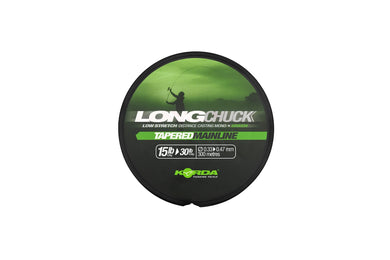 Korda - LongChuck Tapered Mainline Green 15-30lb/0.33-0.47mm