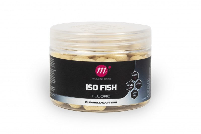 Load image into Gallery viewer, Mainline Carp - ISO Fish Fluoro Dumbell Wafters - 12 x 15mm
