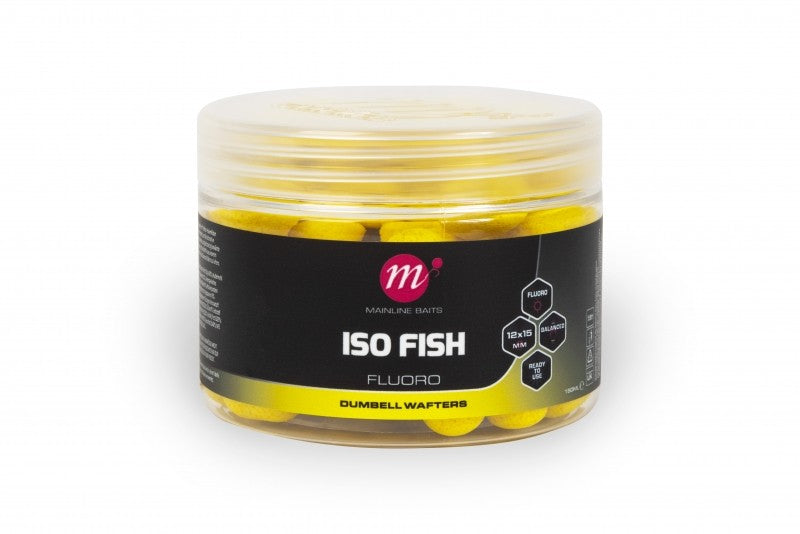 Load image into Gallery viewer, Mainline Carp - ISO Fish Fluoro Dumbell Wafters - 12 x 15mm
