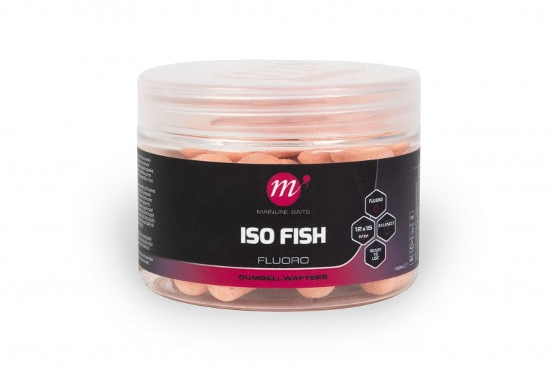 Load image into Gallery viewer, Mainline Carp - ISO Fish Fluoro Dumbell Wafters - 12 x 15mm
