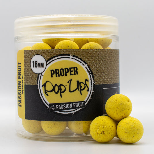 Proper Carp Baits - Passion Fruit Pop ups