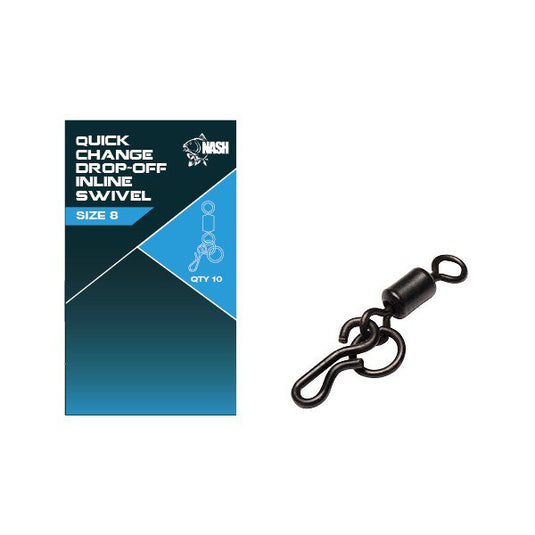 Nash Quick Change Drop-Off Inline Swivel Size 8