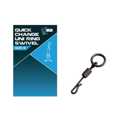 Nash Quick Change Uni Ring Swivel Size 8