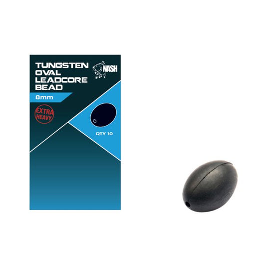 Nash Tungsten Oval Leadcore Bead