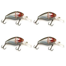 E-Sox Wag Lures , 6cm , Silver/Red