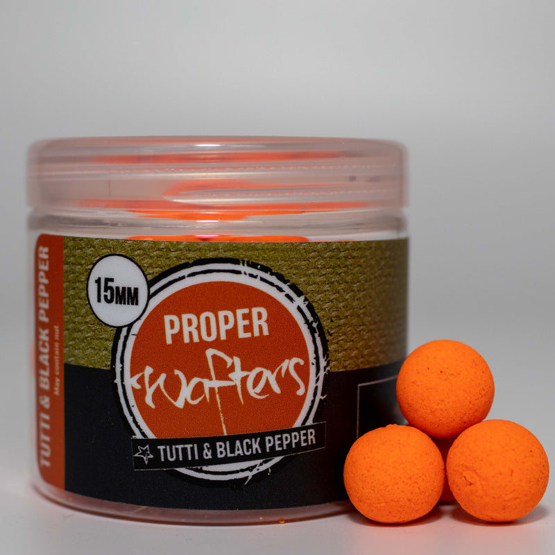 Load image into Gallery viewer, Proper Carp Baits - Tutti &amp; Black Pepper Barrel Wafters
