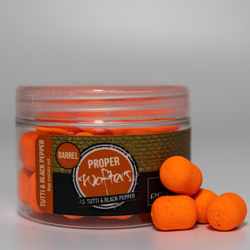 Proper Carp Baits - Tutti & Black Pepper Barrel Wafters