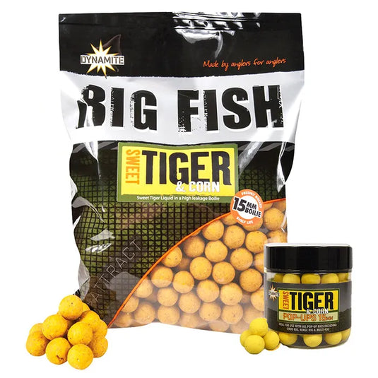 Dynamite Baits Sweet Tiger Corn Fishing Boilies - 1kg