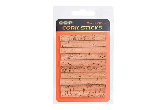 ESP Cork Sticks 8mm x 60mm (10 Pieces)