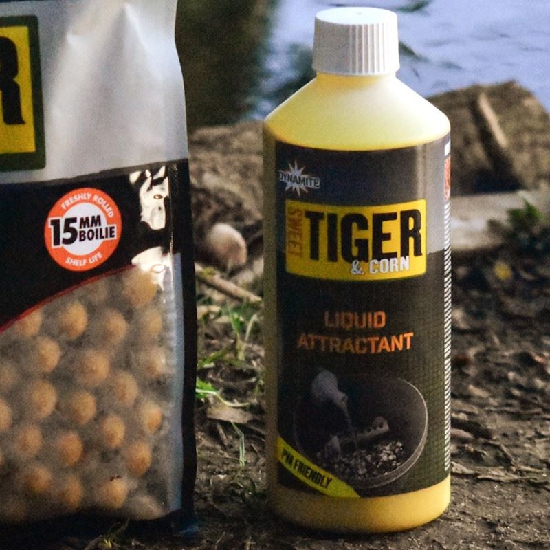 Load image into Gallery viewer, Dynamite Baits Sweet Tiger &amp; Corn Liquid Attractant
