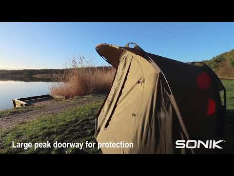 Load and play video in Gallery viewer, Sonik SK-TEK 1 Man Fishing Bivvy
