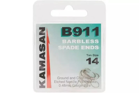 Kamasan B911 Barbless Spade Ends