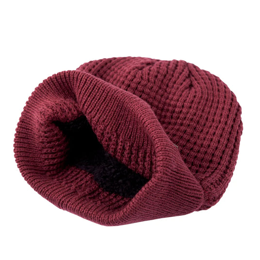 Trakker Plum Textured Beanie