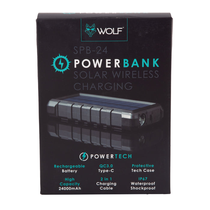 Load image into Gallery viewer, Wolf SPB 24 Solar Powerbank
