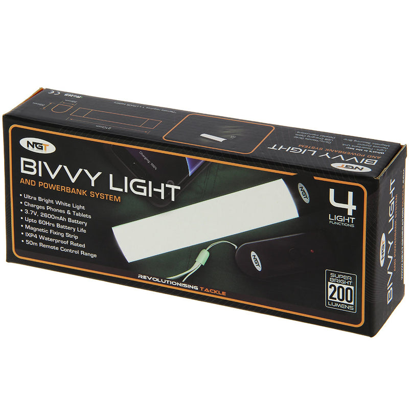 Load image into Gallery viewer, NGT Bivvy Light Large - USB Rechargable 2600mAh Light with Remote
